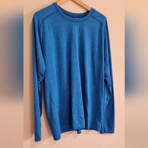 lululemon athletica Vibrant Blue Long Sleeve Tee